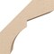 Ekena Millwork 3-inch W x 6-inch D x 6-inch H Monterey Rough Cedar Woodgrain TimberThane Knee Brace, Primed BRCUR03X06X06MONRCPR - alternate 4